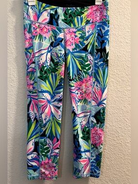 Lilly Pulitzer Multicolor Tropical Print Leggings
